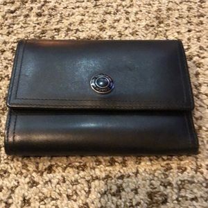 Coach black wallet